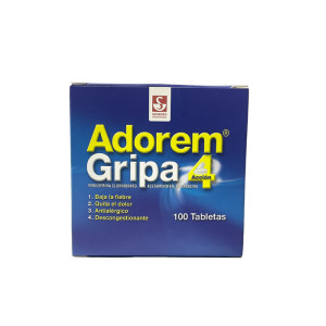 ADOREM GRIPA CAJA X 100 TABLETAS 
